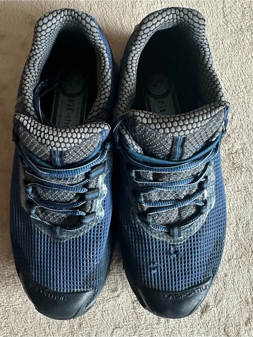 La Sportiva Wild Cat Trail Running Hiking Shoes Men's US 10 Blue Ankle Height